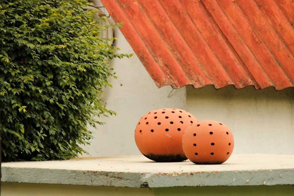 boule décorative jardin