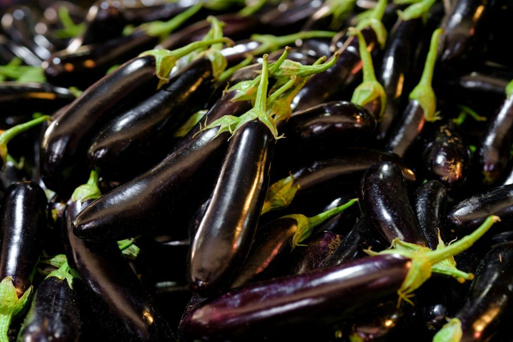 conserves d'aubergines à l'huile